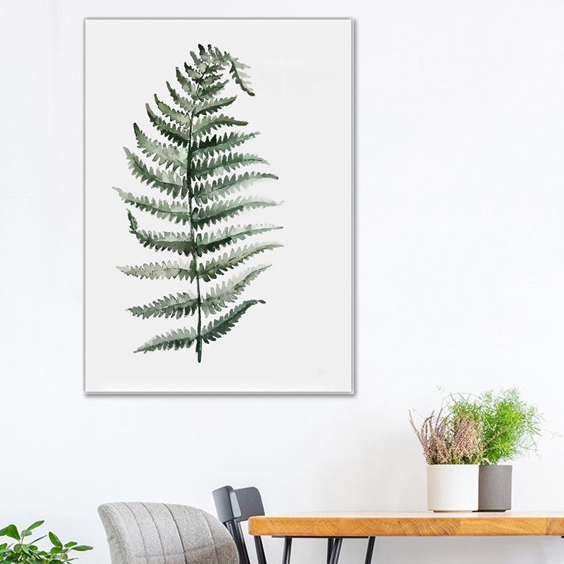 Vivolux | Botanical Leaf Print Wall Art Minimalism Texture Canvas in Pastel Color for Living Room