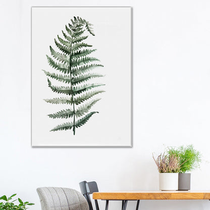 Vivolux | Botanical Leaf Print Wall Art Minimalism Texture Canvas in Pastel Color for Living Room