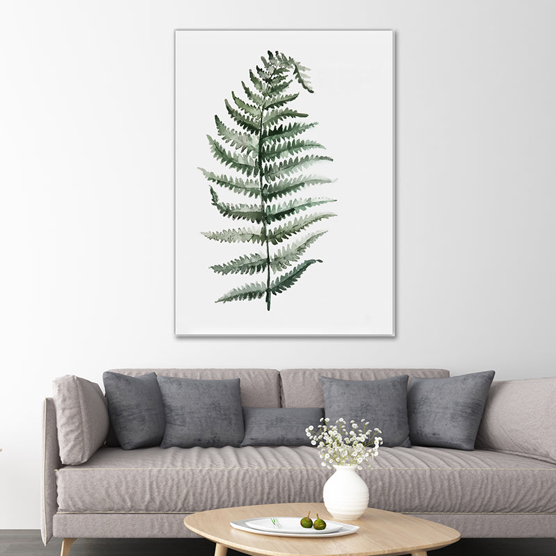 Vivolux | Botanical Leaf Print Wall Art Minimalism Texture Canvas in Pastel Color for Living Room