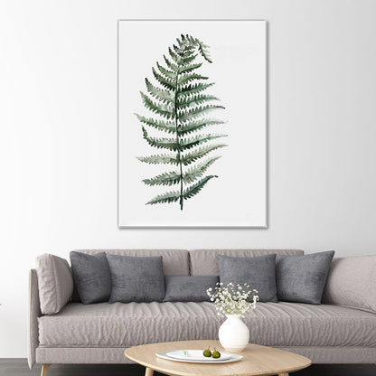 Vivolux | Botanical Leaf Print Wall Art Minimalism Texture Canvas in Pastel Color for Living Room