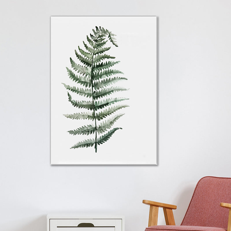 Vivolux | Botanical Leaf Print Wall Art Minimalism Texture Canvas in Pastel Color for Living Room