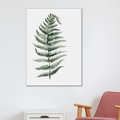 Vivolux | Botanical Leaf Print Wall Art Minimalism Texture Canvas in Pastel Color for Living Room