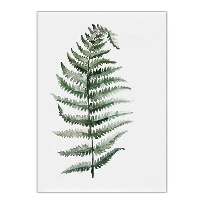 Vivolux | Botanical Leaf Print Wall Art Minimalism Texture Canvas in Pastel Color for Living Room