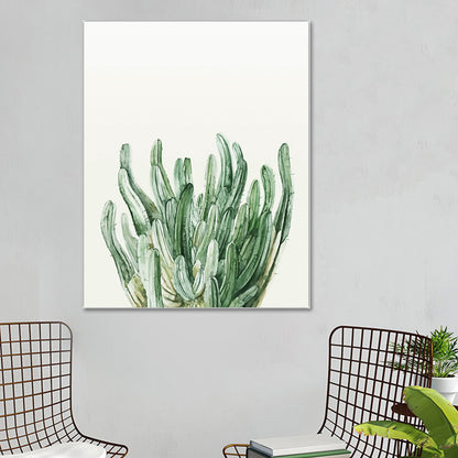 Vivolux | Botanical Leaf Print Wall Art Minimalism Texture Canvas in Pastel Color for Living Room