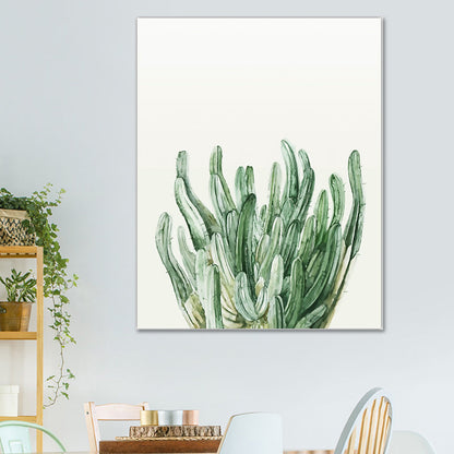 Vivolux | Botanical Leaf Print Wall Art Minimalism Texture Canvas in Pastel Color for Living Room