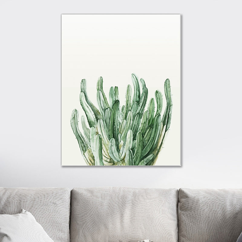 Vivolux | Botanical Leaf Print Wall Art Minimalism Texture Canvas in Pastel Color for Living Room