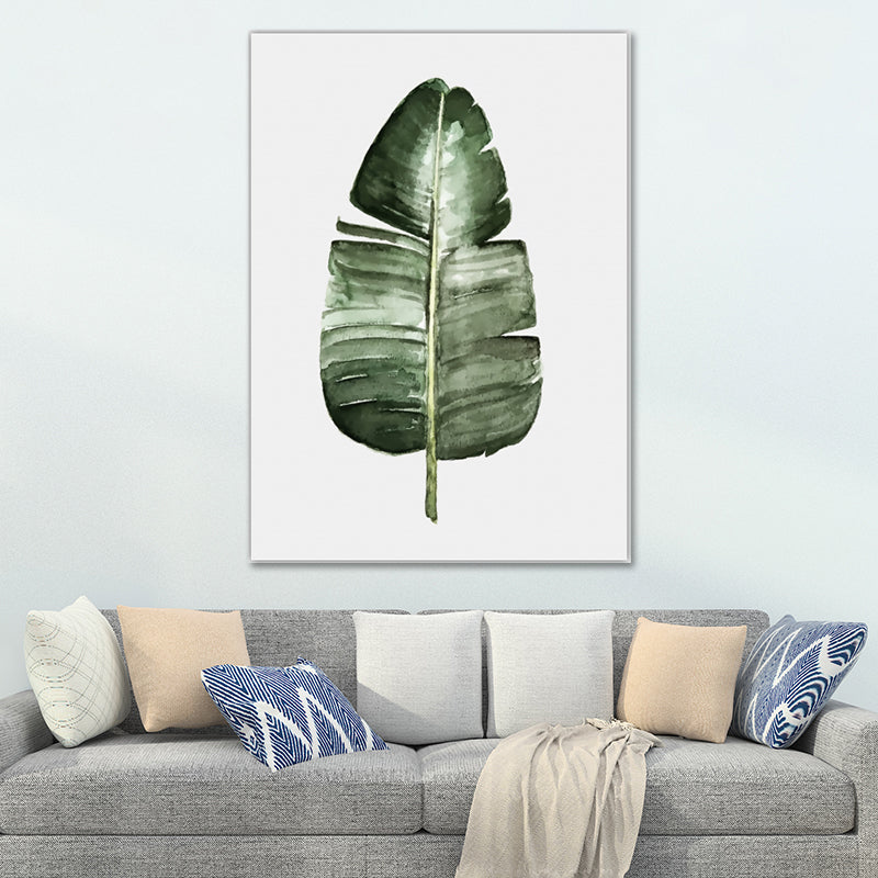 Vivolux | Botanical Leaf Print Wall Art Minimalism Texture Canvas in Pastel Color for Living Room