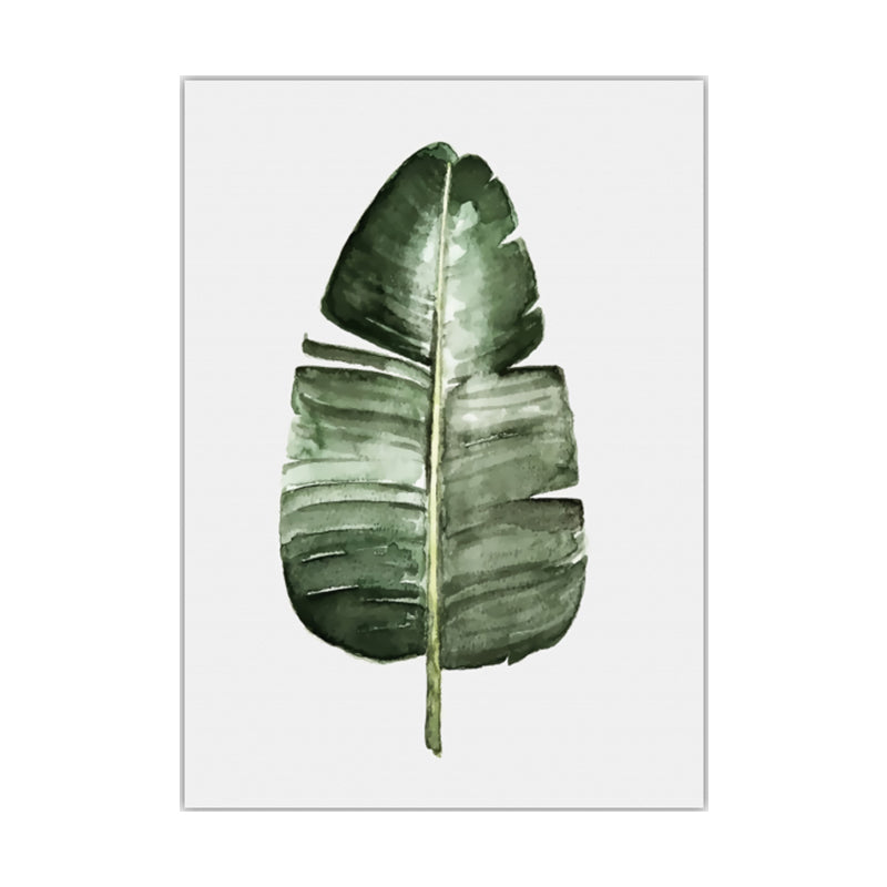 Vivolux | Botanical Leaf Print Wall Art Minimalism Texture Canvas in Pastel Color for Living Room