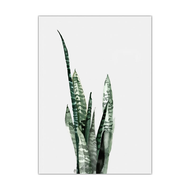 Vivolux | Botanical Leaf Print Wall Art Minimalism Texture Canvas in Pastel Color for Living Room
