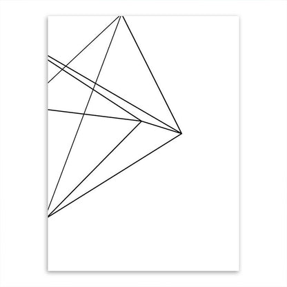 Vivolux | Weiße verschiedene geometrische Muster Kunst Texturiertes Gemälde für Schlafzimmer, mehrere Größen verfügbar