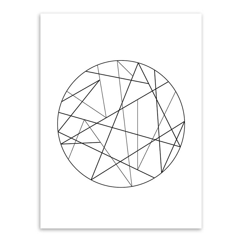 Vivolux | Weiße verschiedene geometrische Muster Kunst Texturiertes Gemälde für Schlafzimmer, mehrere Größen verfügbar