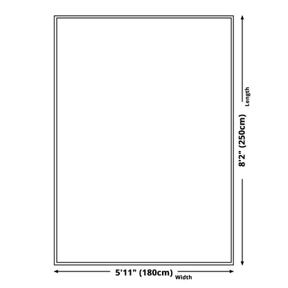 Vivolux | Eenvoudig Modern Ongelijkvloers Tapijt Multicolor Kleur Blok Streep Print Gebied Tapijt Polyester Huisdiervriendelijk Vloerkleed voor Thuisdecoratie