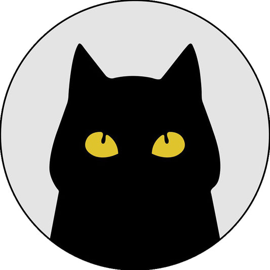 Vivolux | Grau Kinderzimmer Teppich Kinder Tier Katze Lustiger Ausdruck Muster Teppich Polyester Fleckenresistenter Teppich