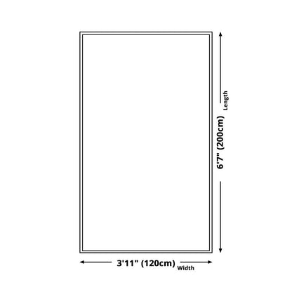 Vivolux | Contemporary Modern Irreguliere Teppich in Schwarz und Grün Farbkblockdruck Bereich Teppich Polyester rutschfest Teppich für Heimdekoration