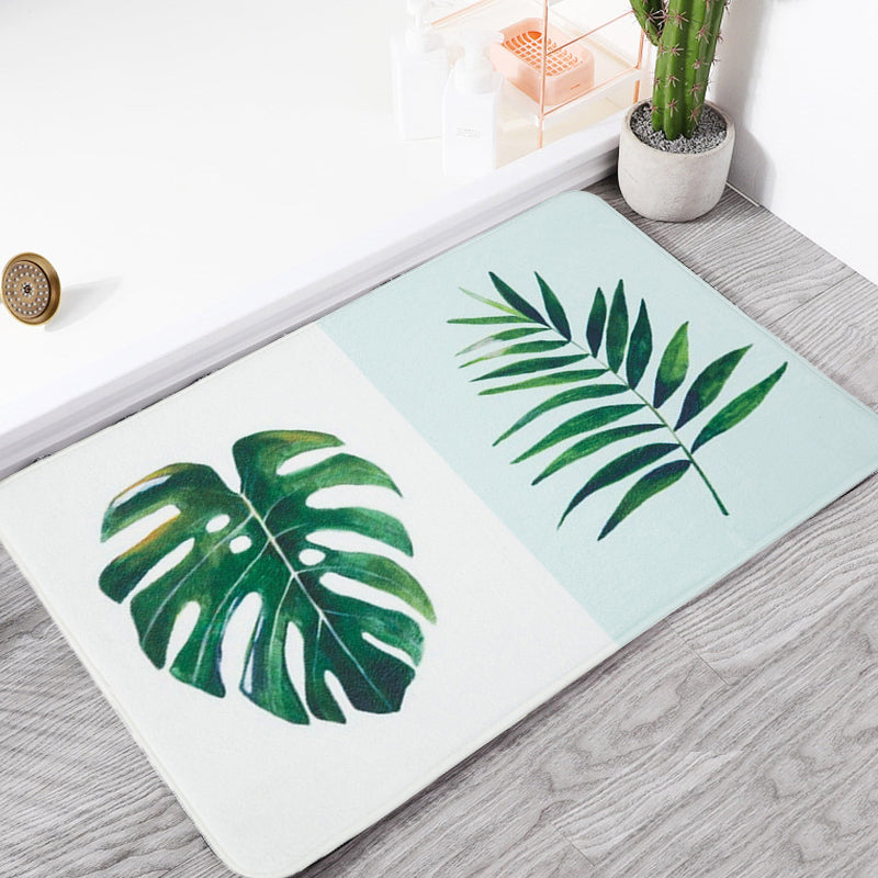 Vivolux | Groen en roze kinderkamer tapijt Kids Botanical Leaf Potted Plants patroon vloerkleed polyester huisdiervriendelijk tapijt