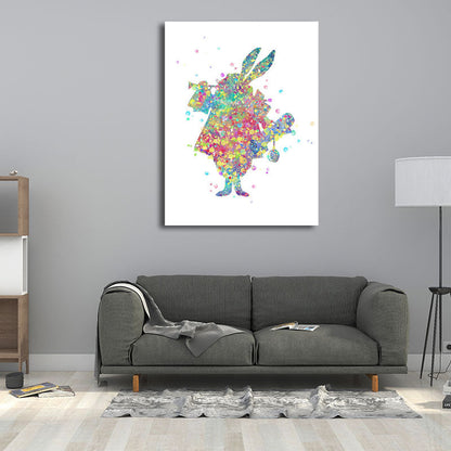 Vivolux | Kids Style Tänzer Leinwandkunst Mehrfarbige Texturierte Wanddekoration für das Wohnzimmer