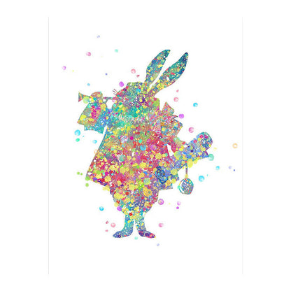 Vivolux | Kids Style Tänzer Leinwandkunst Mehrfarbige Texturierte Wanddekoration für das Wohnzimmer