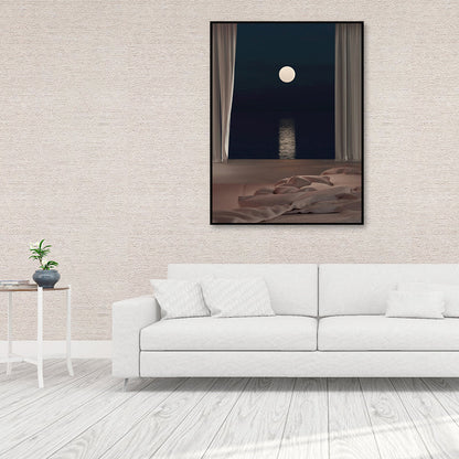 Vivolux | Nordische Landschaft-leinwanddruck Pastellfarbe Esszimmer Wandkunst Dekor, verschiedene Größen