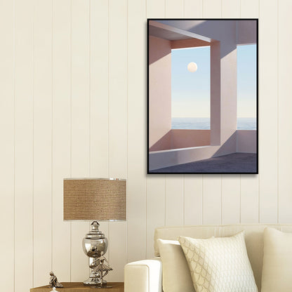 Vivolux | Nordische Landschaft-leinwanddruck Pastellfarbe Esszimmer Wandkunst Dekor, verschiedene Größen