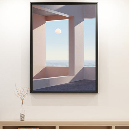 Vivolux | Nordische Landschaft-leinwanddruck Pastellfarbe Esszimmer Wandkunst Dekor, verschiedene Größen