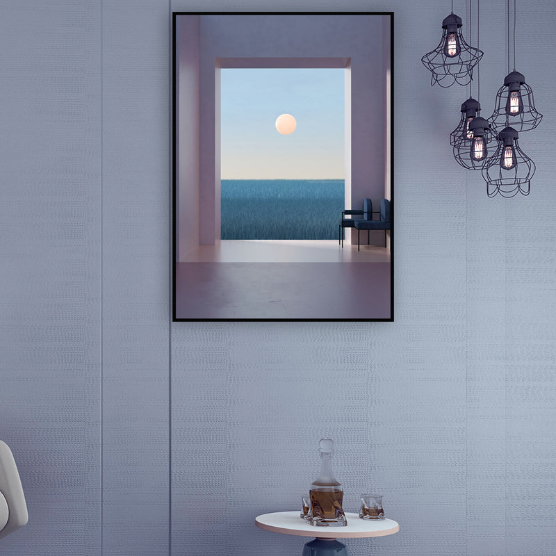 Vivolux | Nordische Landschaft-leinwanddruck Pastellfarbe Esszimmer Wandkunst Dekor, verschiedene Größen