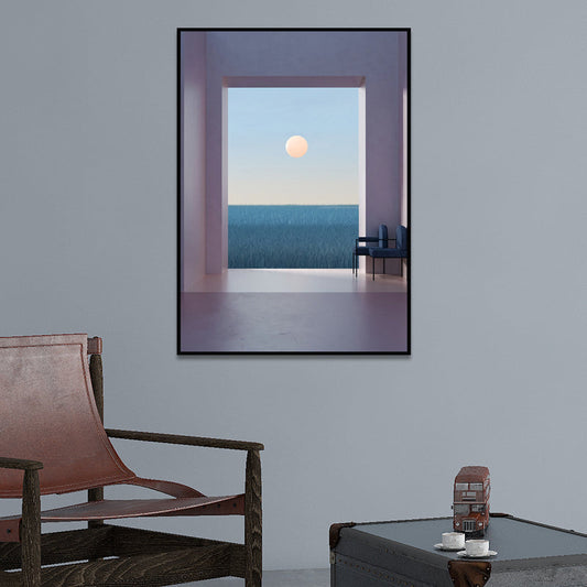 Vivolux | Nordische Landschaft-leinwanddruck Pastellfarbe Esszimmer Wandkunst Dekor, verschiedene Größen