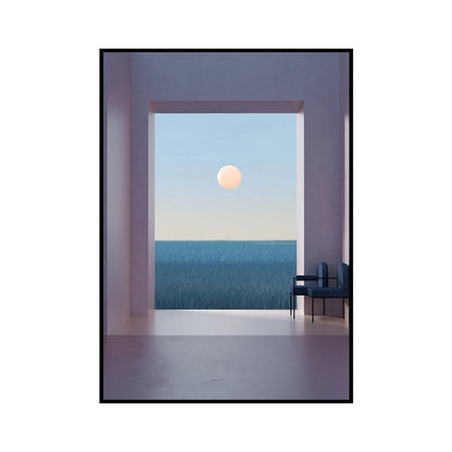 Vivolux | Nordische Landschaft-leinwanddruck Pastellfarbe Esszimmer Wandkunst Dekor, verschiedene Größen
