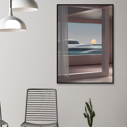 Vivolux | Nordische Landschaft-leinwanddruck Pastellfarbe Esszimmer Wandkunst Dekor, verschiedene Größen