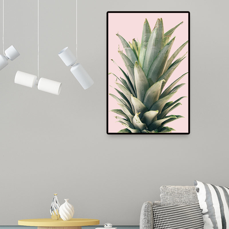 Vivolux | Modern Botanic Aloe Vera Leinwanddruck Pastellfarbe Strukturiert Wandkunst für Raum