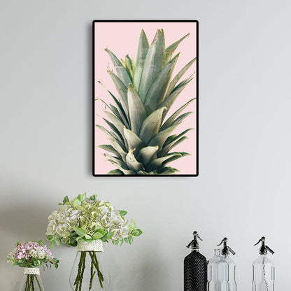 Vivolux | Modern Botanic Aloe Vera Leinwanddruck Pastellfarbe Strukturiert Wandkunst für Raum