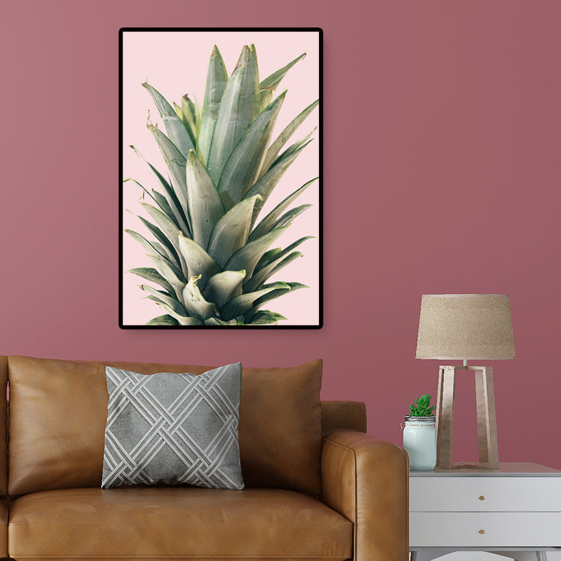 Vivolux | Modern Botanic Aloe Vera Leinwanddruck Pastellfarbe Strukturiert Wandkunst für Raum
