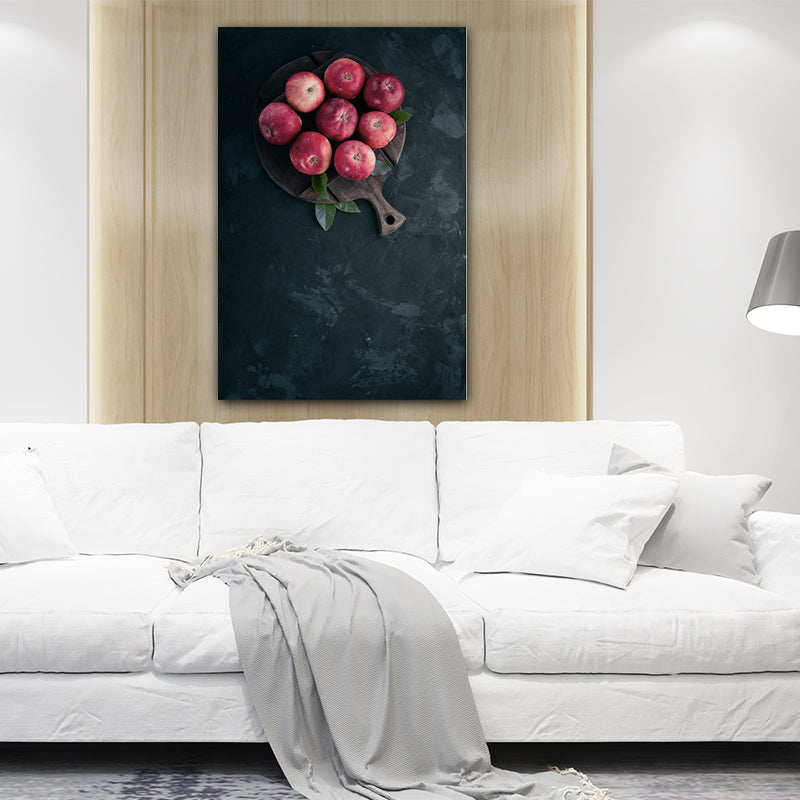 Vivolux | Foto Gedruckte Diät Leinwand Kunst Dunkle Farbe Moderne Stil Wanddekoration für Esszimmer