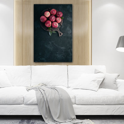 Vivolux | Foto Gedruckte Diät Leinwand Kunst Dunkle Farbe Moderne Stil Wanddekoration für Esszimmer