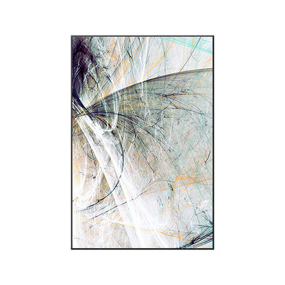 Vivolux | Groene Abstracte Wanddecoratie Textuur Moderne Slaapkamer Schilderij, Meerdere Maten Beschikbaar