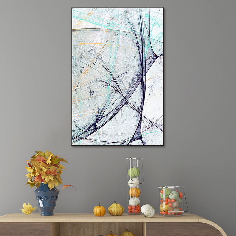 Vivolux | Groene Abstracte Wanddecoratie Textuur Moderne Slaapkamer Schilderij, Meerdere Maten Beschikbaar