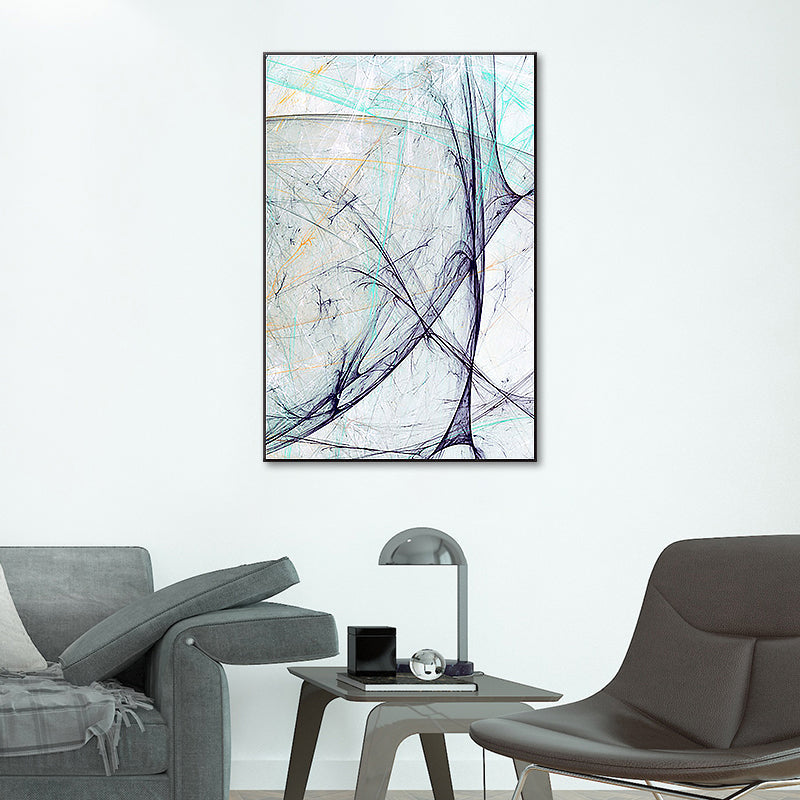 Vivolux | Groene Abstracte Wanddecoratie Textuur Moderne Slaapkamer Schilderij, Meerdere Maten Beschikbaar