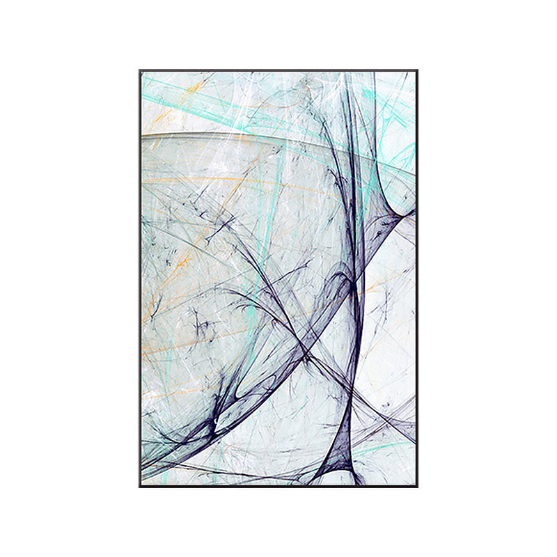 Vivolux | Groene Abstracte Wanddecoratie Textuur Moderne Slaapkamer Schilderij, Meerdere Maten Beschikbaar