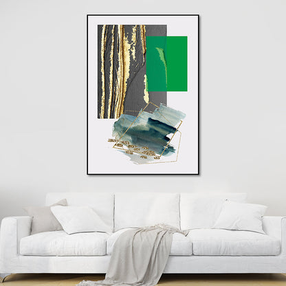 Vivolux | Abstracte Wandkunst Egel Textured Wrapped Canvas in Donker kleur voor Kamer