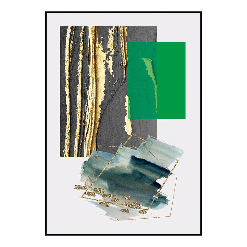 Vivolux | Abstracte Wandkunst Egel Textured Wrapped Canvas in Donker kleur voor Kamer