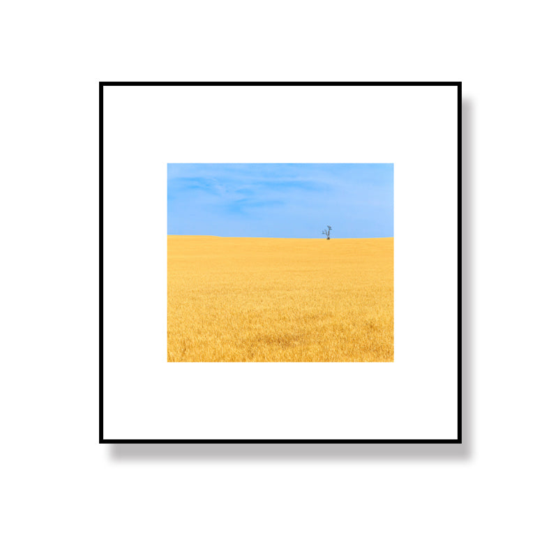 Vivolux | Leinwandtexturiertes Wanddekor Skandinavische Illustrierung Landschafts Kunstdruck in sanften Farben