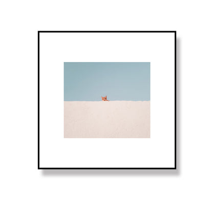 Vivolux | Leinwandtexturiertes Wanddekor Skandinavische Illustrierung Landschafts Kunstdruck in sanften Farben