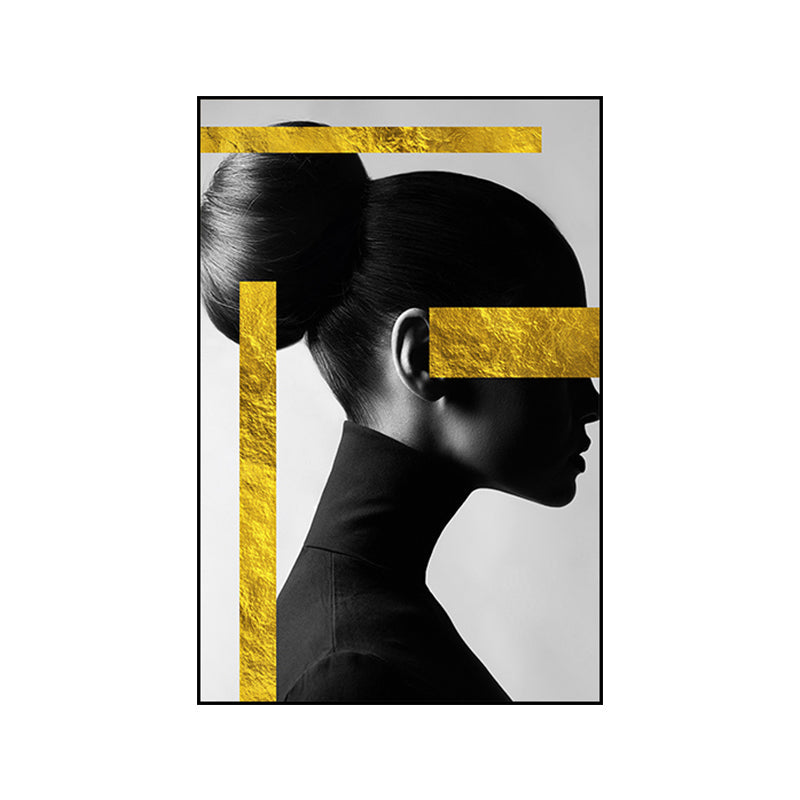 Vivolux | Texturiertes Frauenfiguren-Kunstdruck-Canvas Modern Stilvolle Wanddekoration für Zuhause