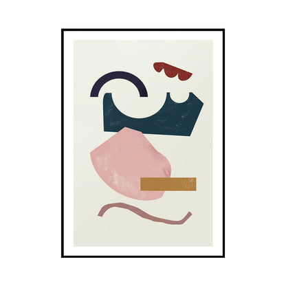 Vivolux | Morandi Abstrakte Wanddekoration Nordic Texturiertes Leinwanddruck in Sanften Farben für Flur