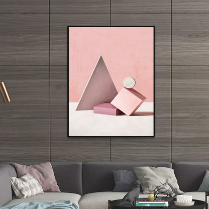 Vivolux | Morandi Abstrakte Wanddekoration Nordic Texturiertes Leinwanddruck in Sanften Farben für Flur