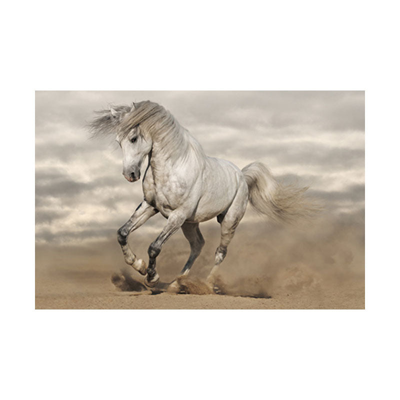Vivolux | Canvas Textured Wanddecoratie Modernisme Steed Print Wandkunst voor Zithoek