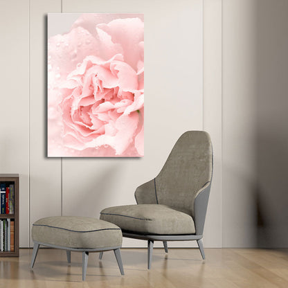 Vivolux | Blumen Leinwand Wandkunst Texturiert Nordisch Mädchen Schlafzimmer Wanddekoration in sanften Farben