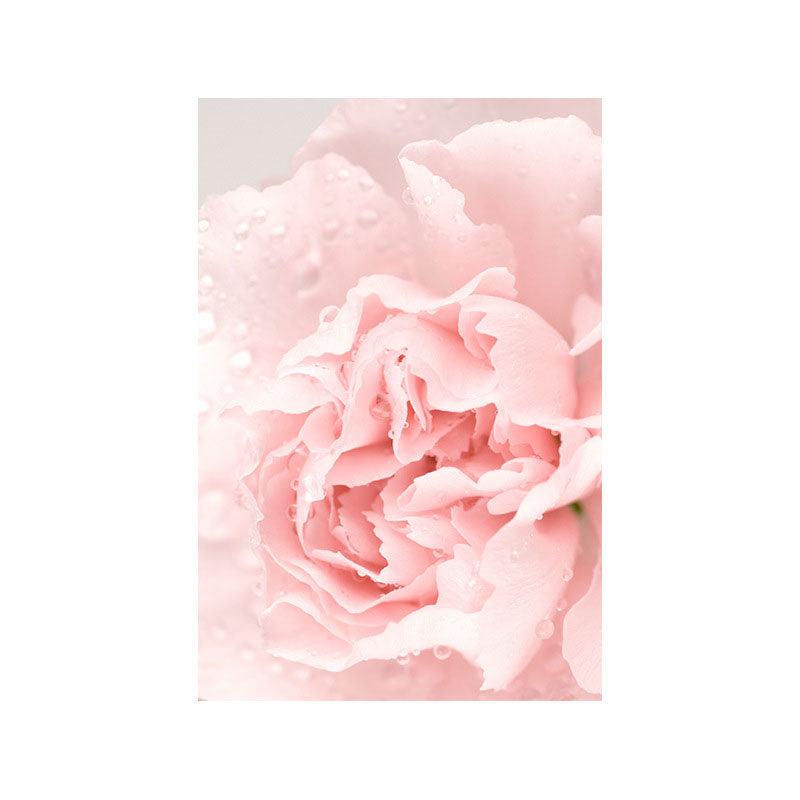 Vivolux | Blumen Leinwand Wandkunst Texturiert Nordisch Mädchen Schlafzimmer Wanddekoration in sanften Farben