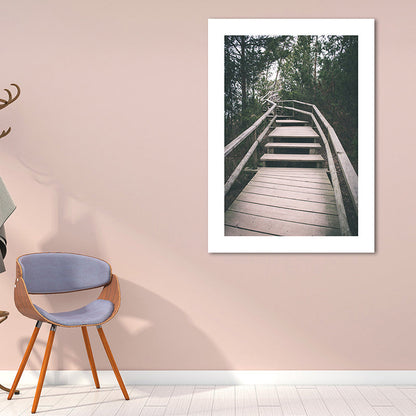 Vivolux | Natur Landschaft Berg Wanddekor Modernismus Texturierte Leinwand Wandkunst für das Wohnzimmer