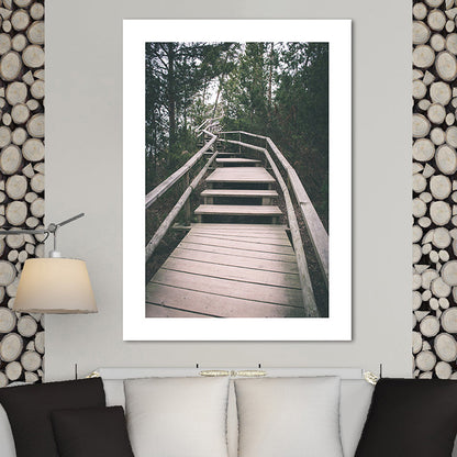 Vivolux | Natur Landschaft Berg Wanddekor Modernismus Texturierte Leinwand Wandkunst für das Wohnzimmer