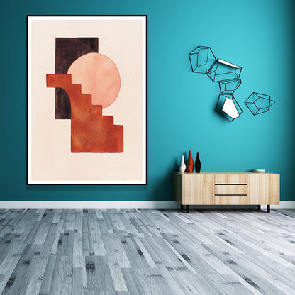 Vivolux | Abstrakte Leinwandkunst Skandinavische Texturierte Wohnzimmer Wanddekoration (Mehrere Größen erhältlich)